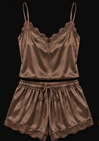 Silk Satin Cami Set