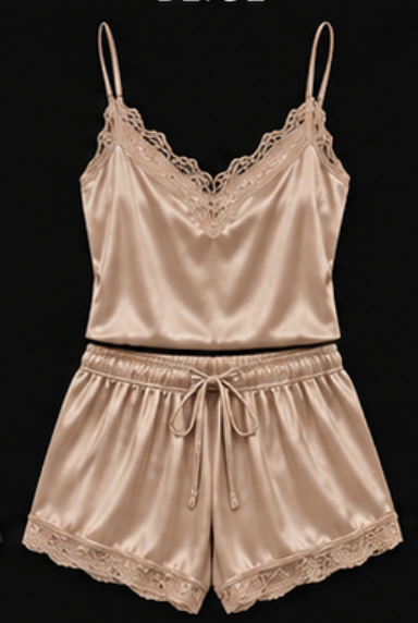 Silk Satin Cami Set