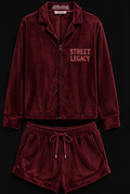 Plush Pajama Set